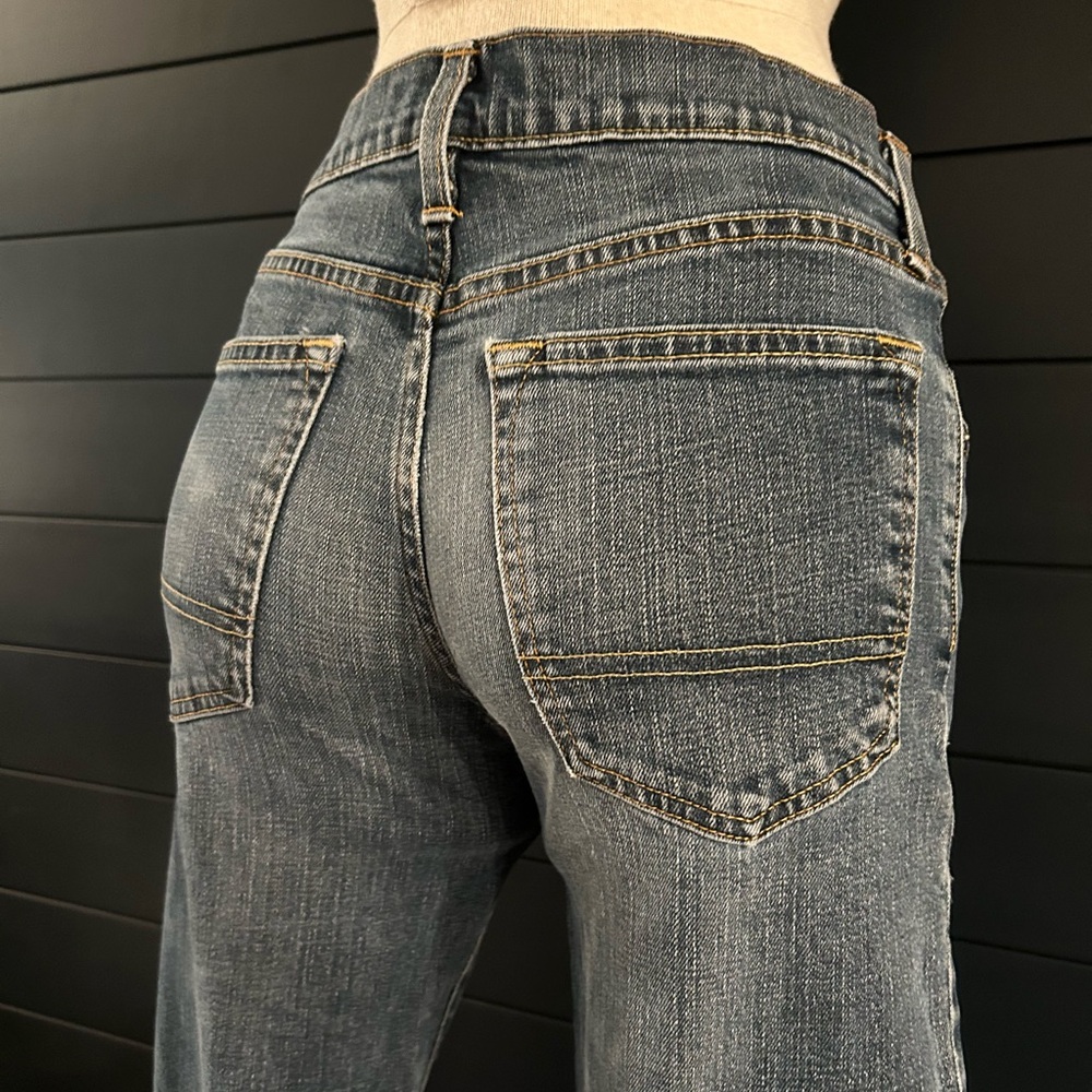 Arizona Jean Co. Denim Pants Skinny Y2K Cotton 90s Mid Wash Fitted Blue Vintage